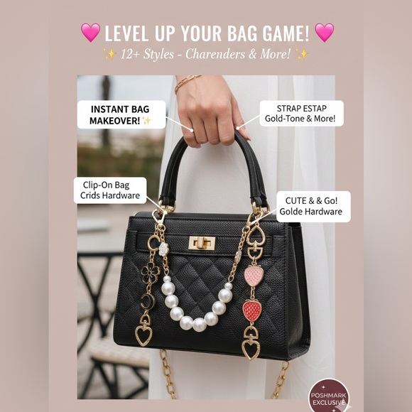 Accessories - Trendy Purse Strap Extenders & Bag Charms - Pick Your favorite